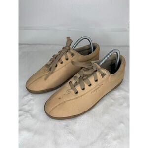 Easy Spirit Womens Tan Lace-Up Casual Shoes Size 8.5